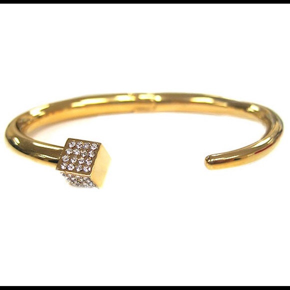 Pavé Cubic Zirconia Cube Bracelet,NWT-Boutique - Picture 5 of 10